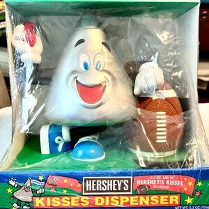 HERSHEY'S KISSES FOOTBALL DISPENSER Collectible Football Themed Candy Dispenser